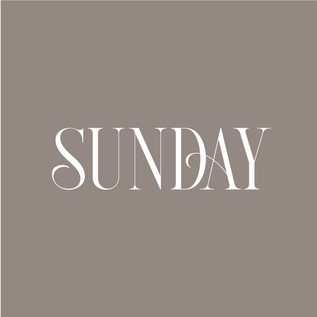 Sunday secondary logo