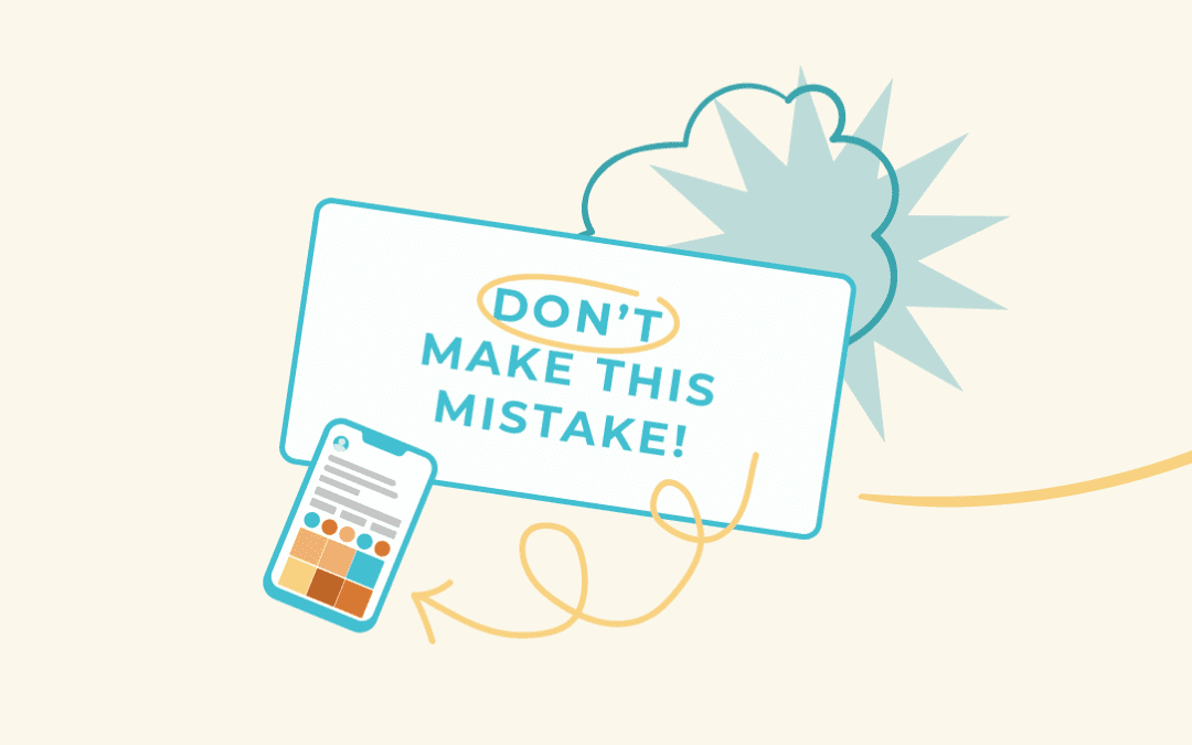 ⚠️ Don’t make this mistake!⚠️